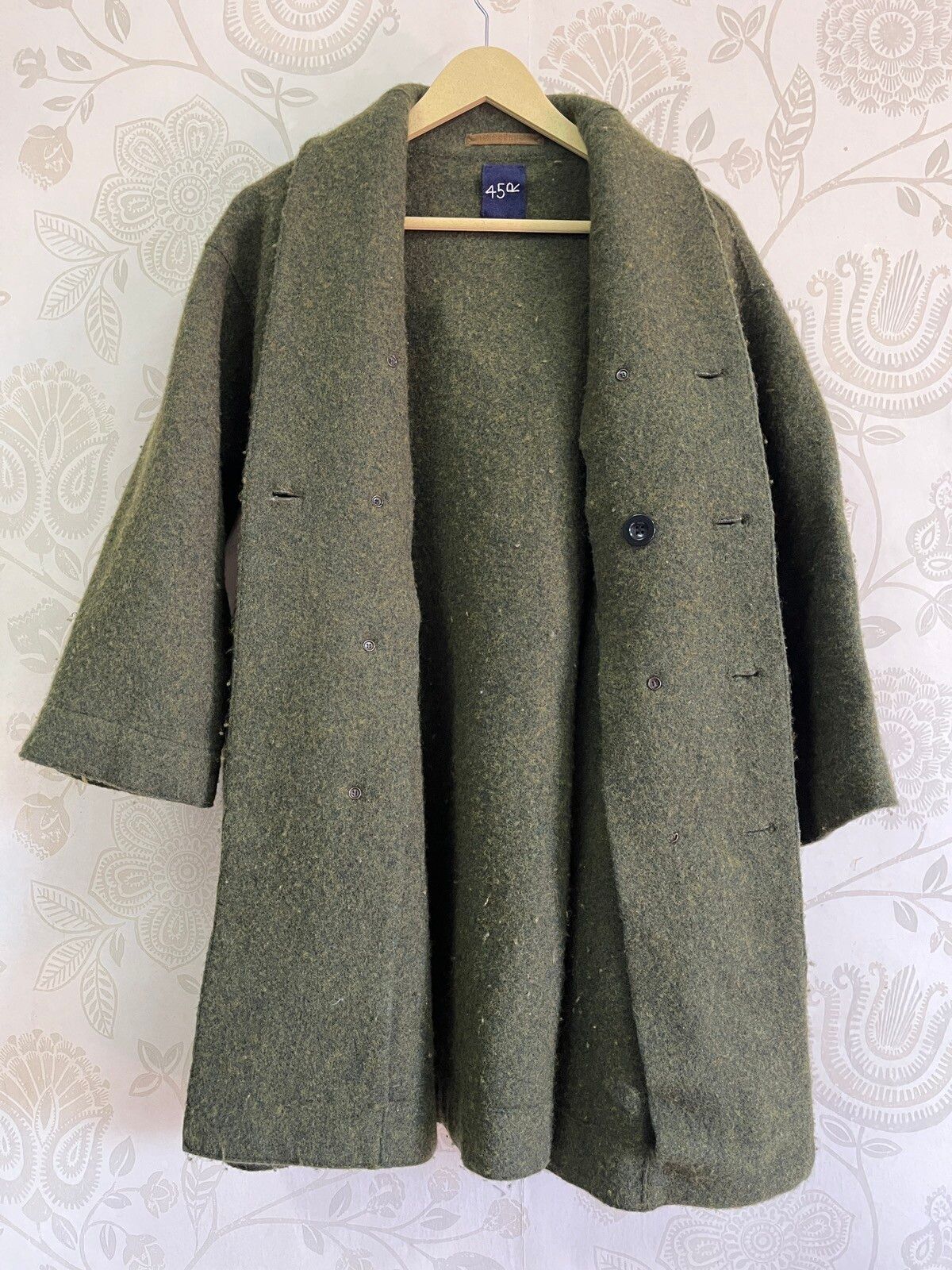 45RPM Wool Japan Designer Long Jacket - 3
