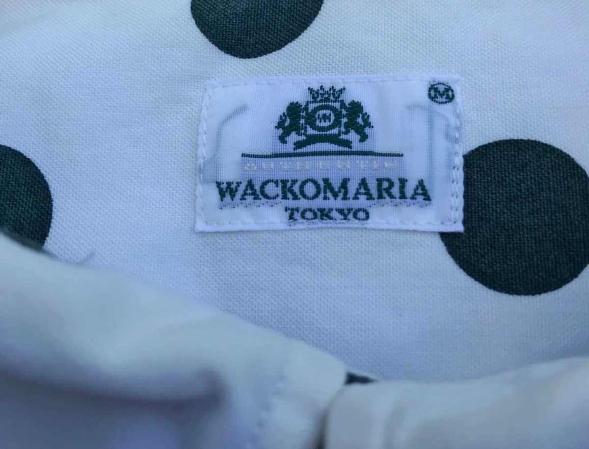 SS08 Green Polka Dots Blues Skull Button ups - 2