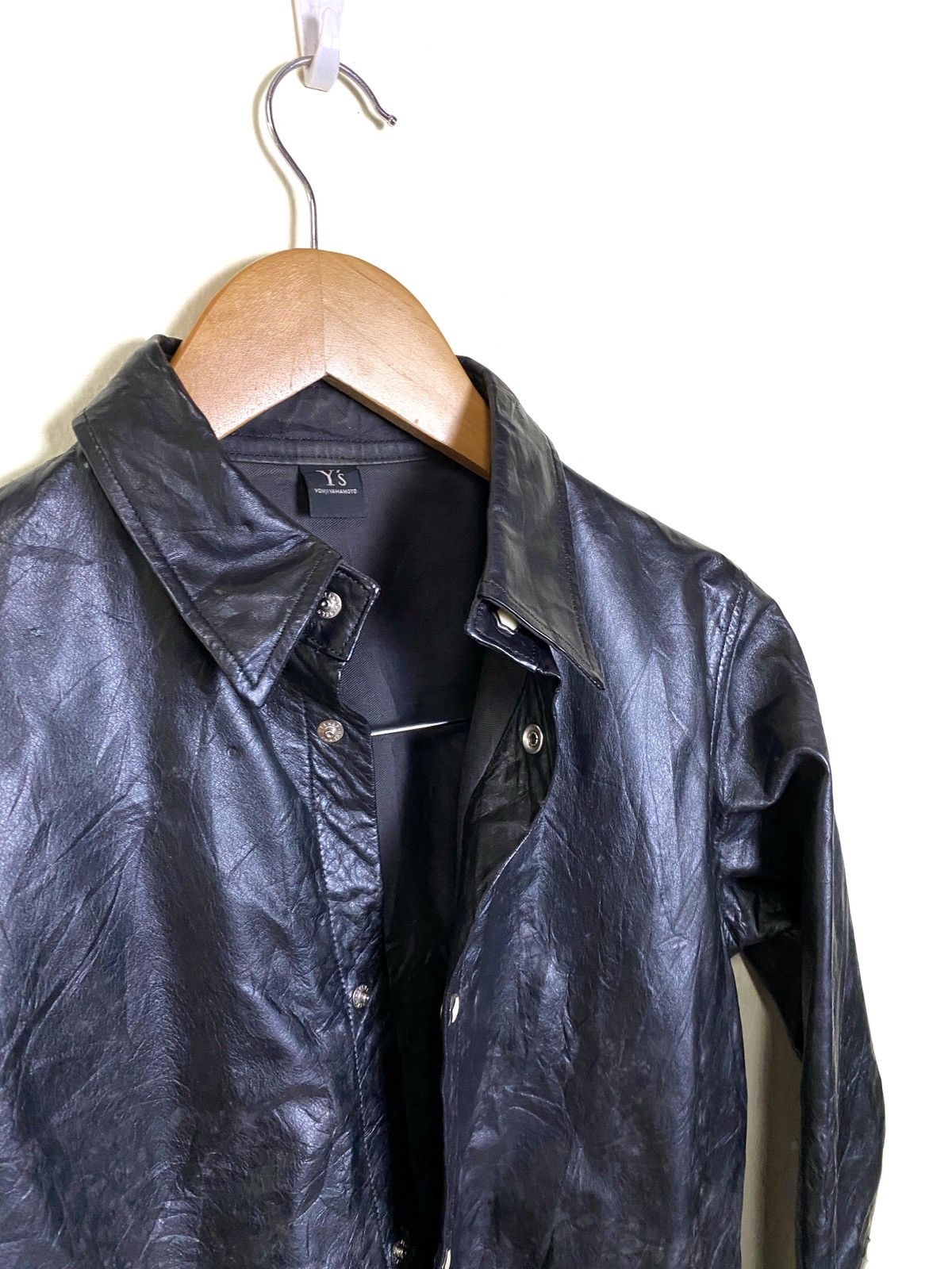 Vintage Y’s Yohji Yamamoto Leather Shirt - 5