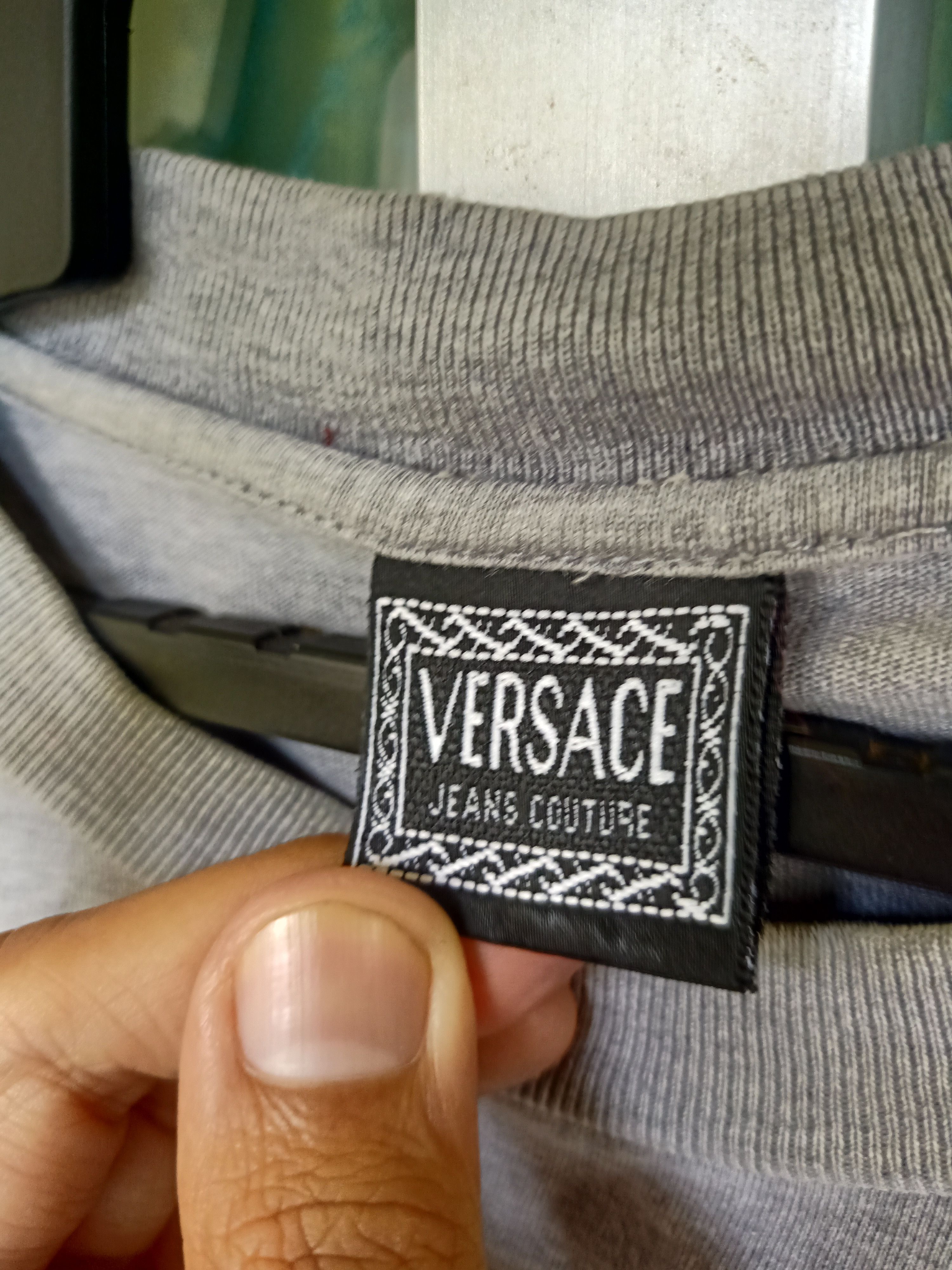 Vtg Distressed Versace Medusa Logo - 4