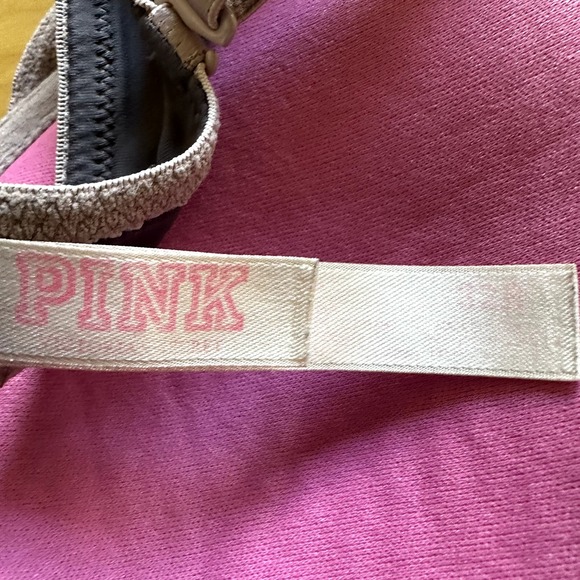 PINK Victoria's Secret Wear Everywhere Push Up Bra Logo Adjustable Purple 32B - 3