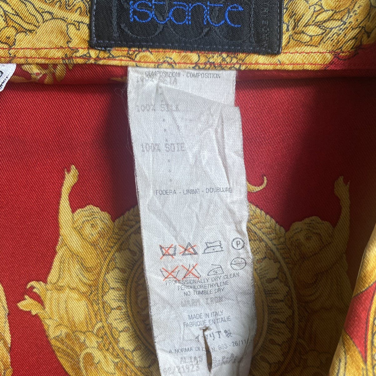 Vintage 1992 Istante Versace Silk Shirt - 3