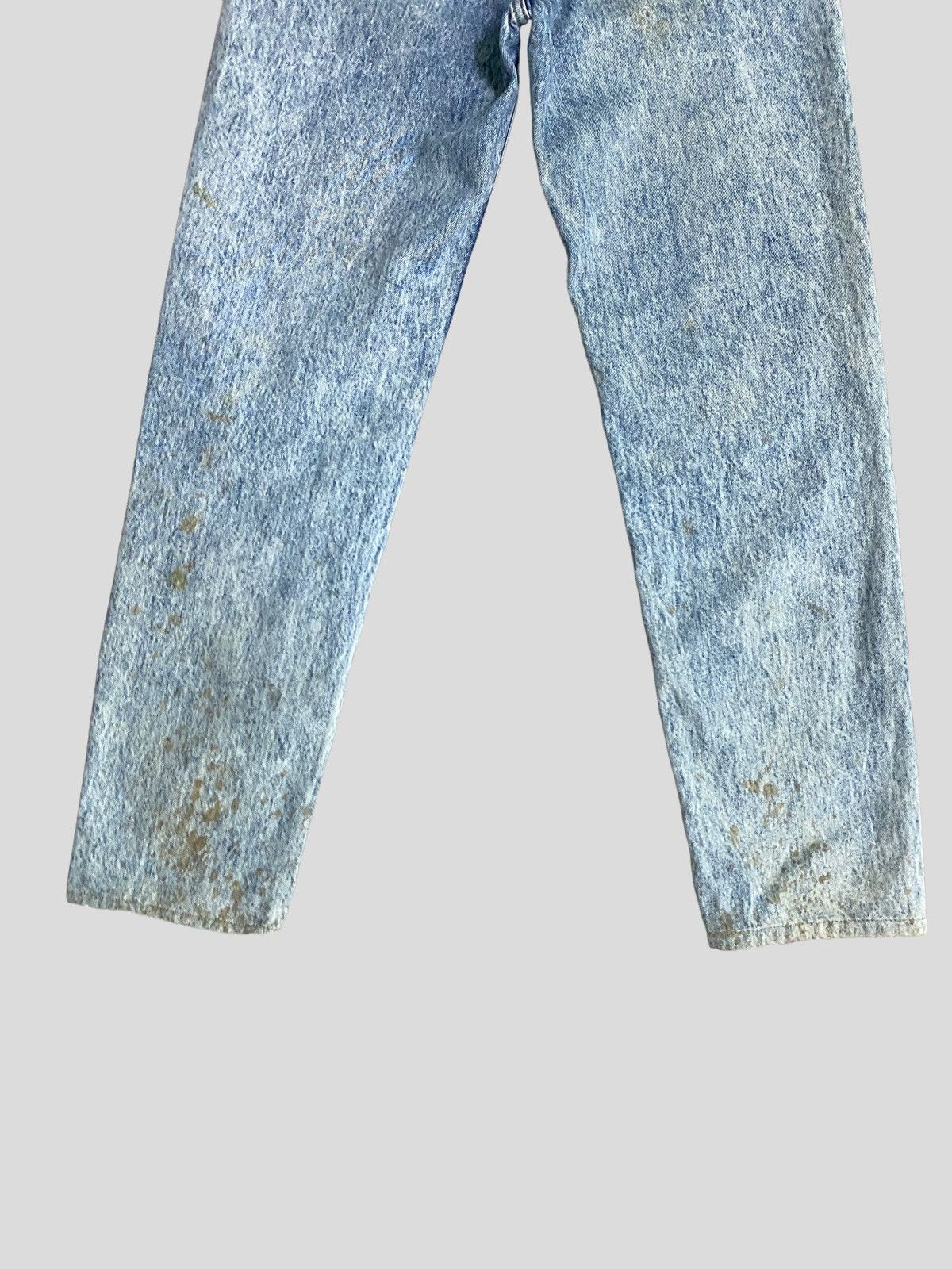 VINTAGE SKINNY EDWIN ACID WASH RUSTY JEANS - 11