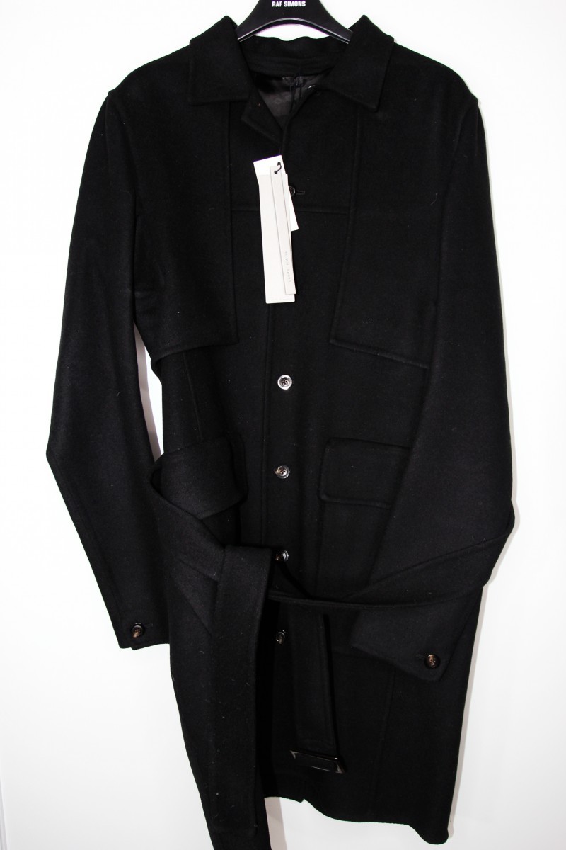 BNWT AW19 RICK OWENS "LARRY" TRENCH COAT 50 - 3