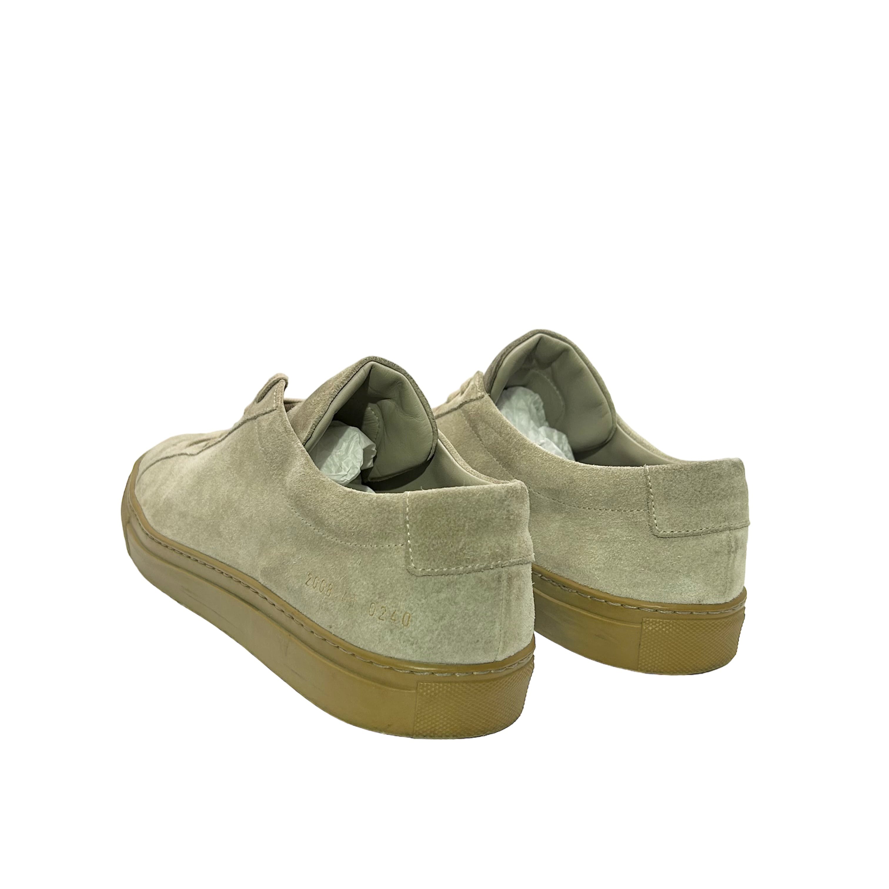 Taupe Suede Achilles Low Sneakers - 5
