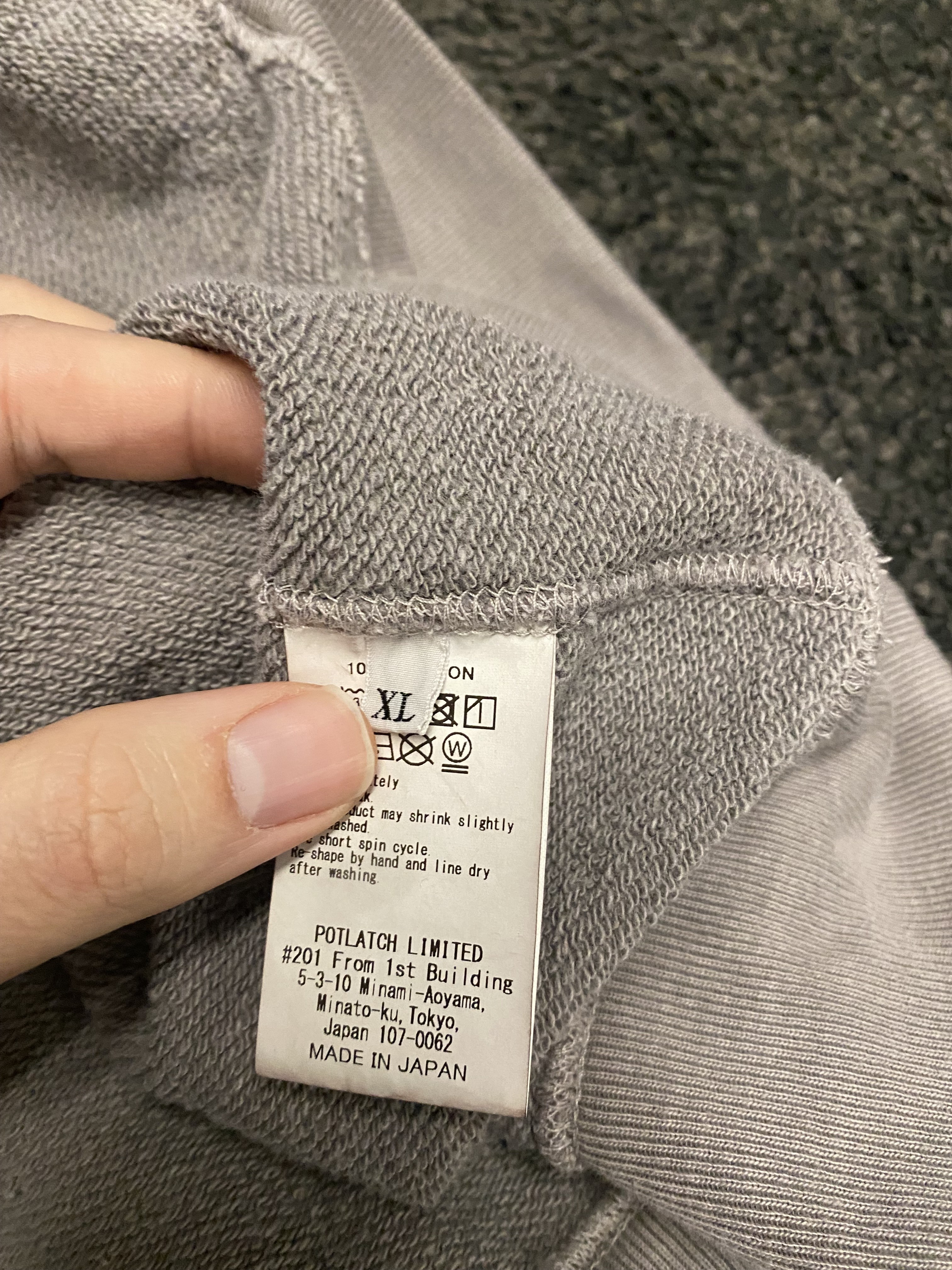 Cav Empt Overdye Heavy Hoodie Gray XL - 3