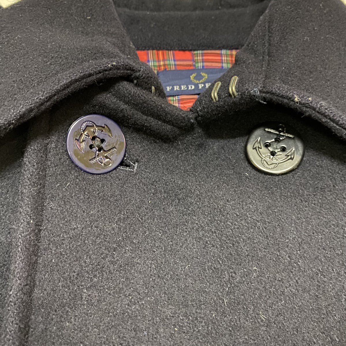 Fred Perry double breasted wool jacket - 8
