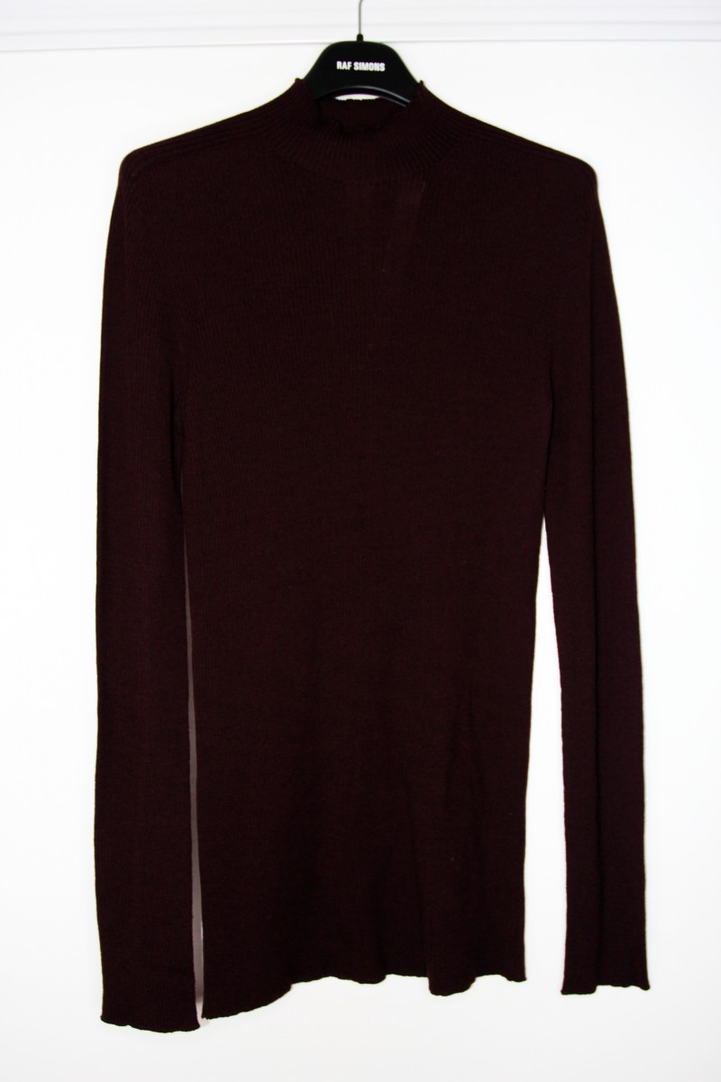 BNWT AW20 RICK OWENS "PERFORMA" RIBBED LUPETTO SWEATER XL - 2