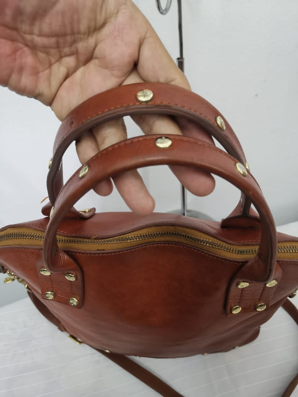 Vintage Mulberry Leather Handle Bag - 9