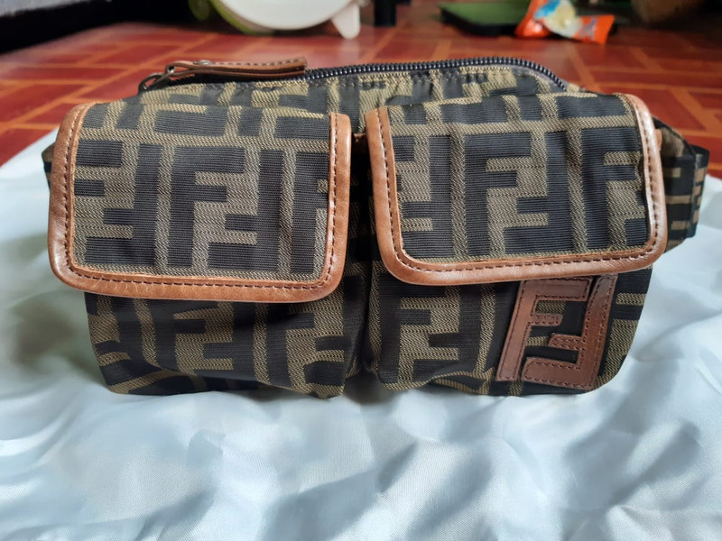 FENDI ZUCCA WAIST BAG - 1