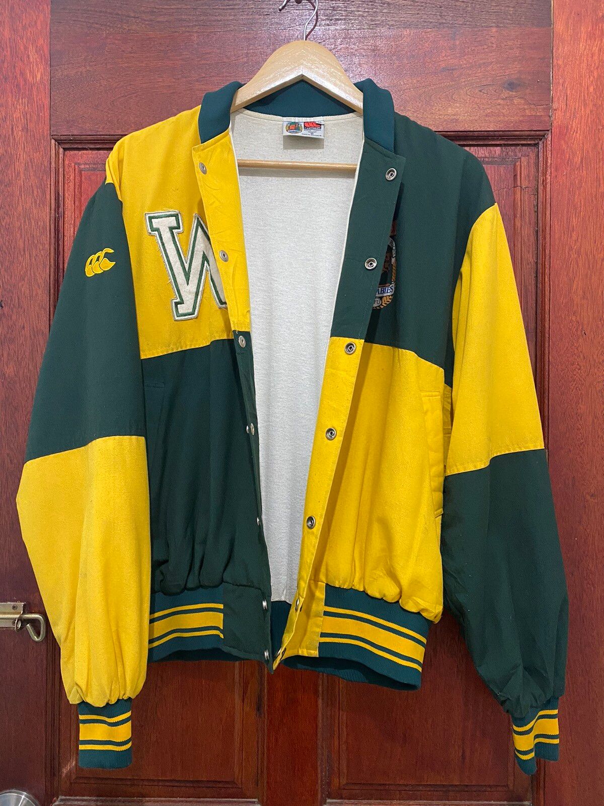 Rare Vintage Canterbury Australia Wallabies Varsity Jacket - 3