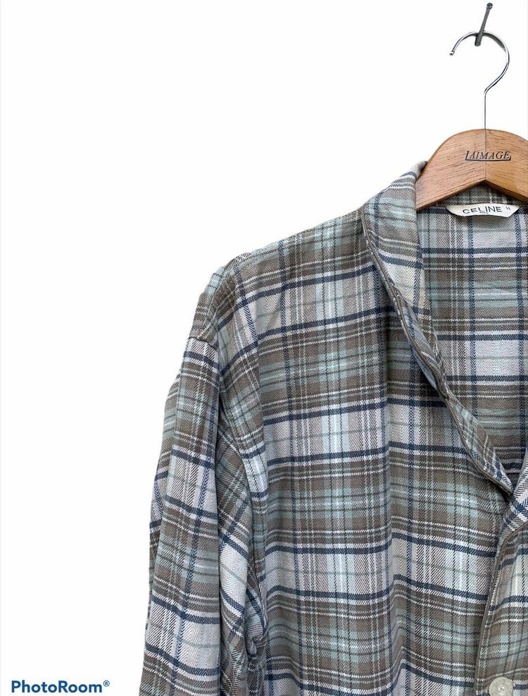 Vintage Celine Checkered Pajama - 4
