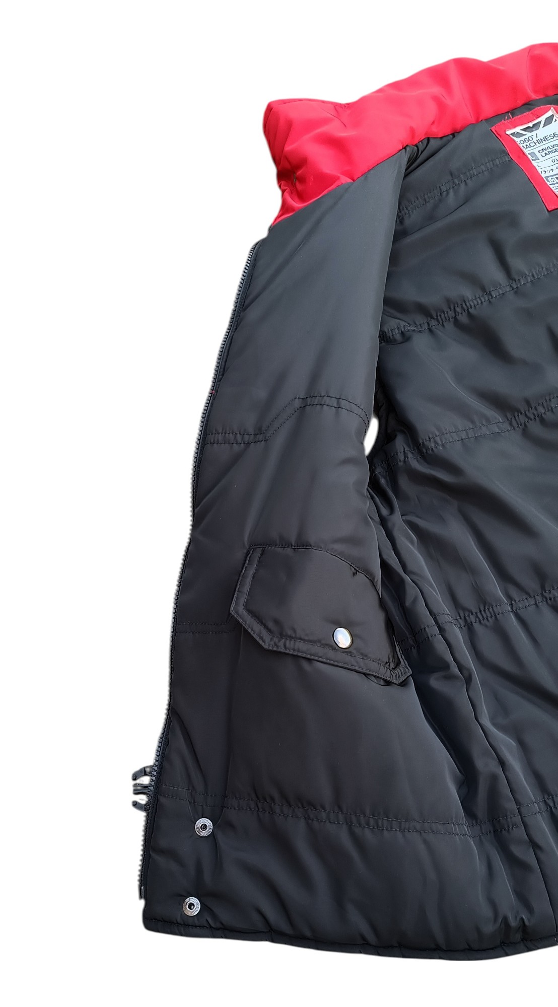 MACHINE56™ M56®/VT-R_G1 RED VARIANT PUFFER VEST ©2020_ ブラック・デス・ランナー - 14
