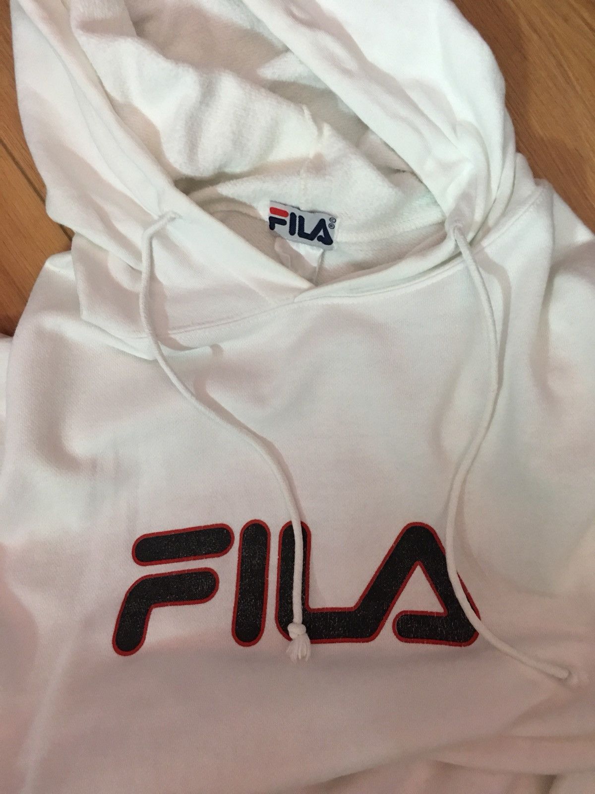 Vintage - Rare Sweater Hoodies Fila Big Logo - 4