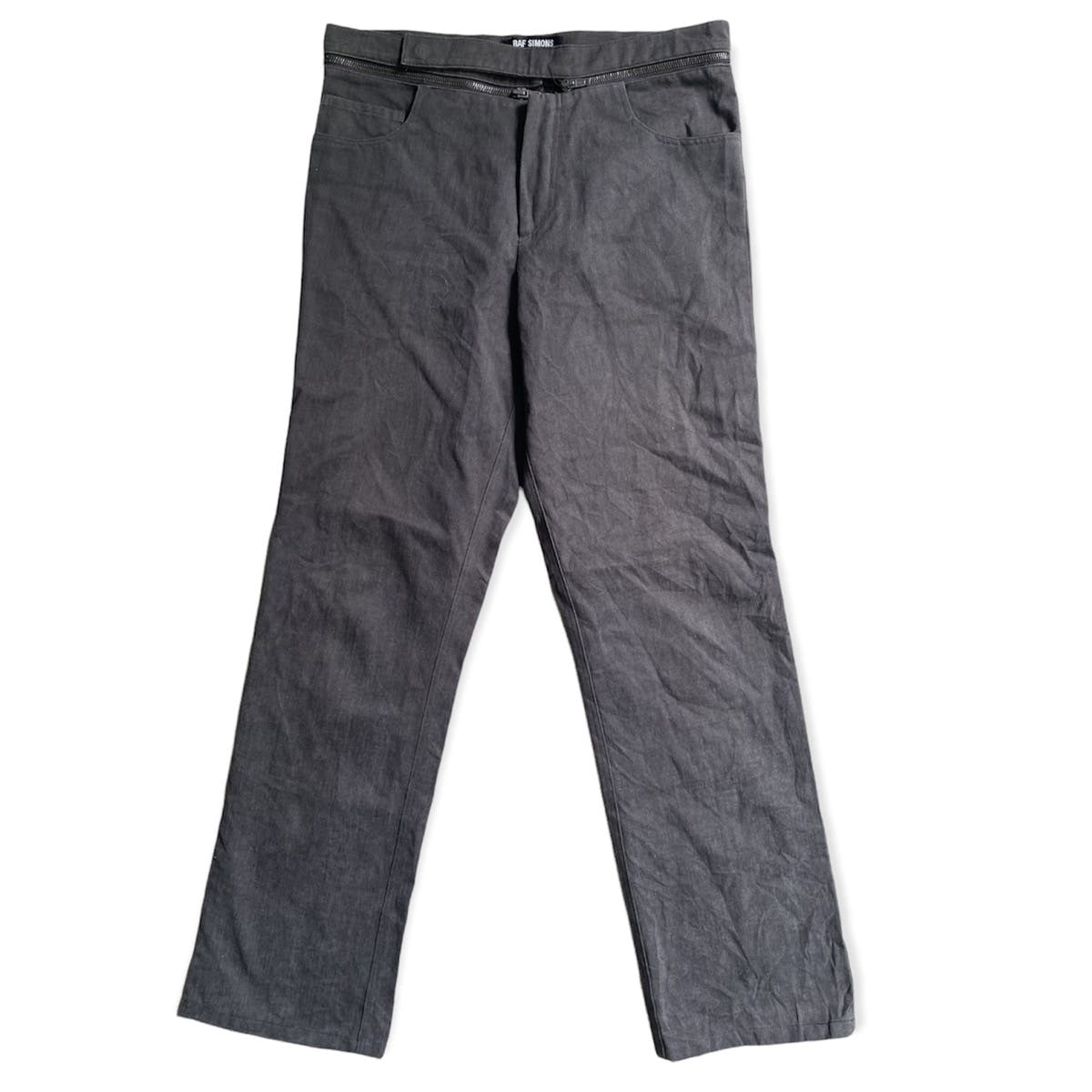 AW02-03 Waist Zip Deconstructed Pants - 2