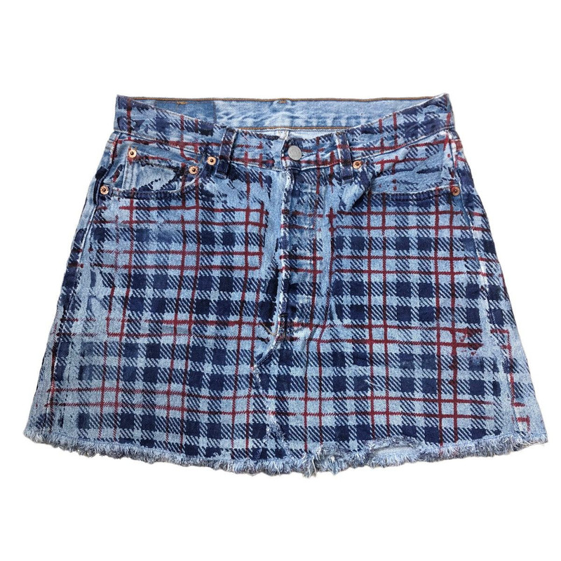 Levi’s 501 x Vortex Design Denim Short Skirts Levis Strauss - 1
