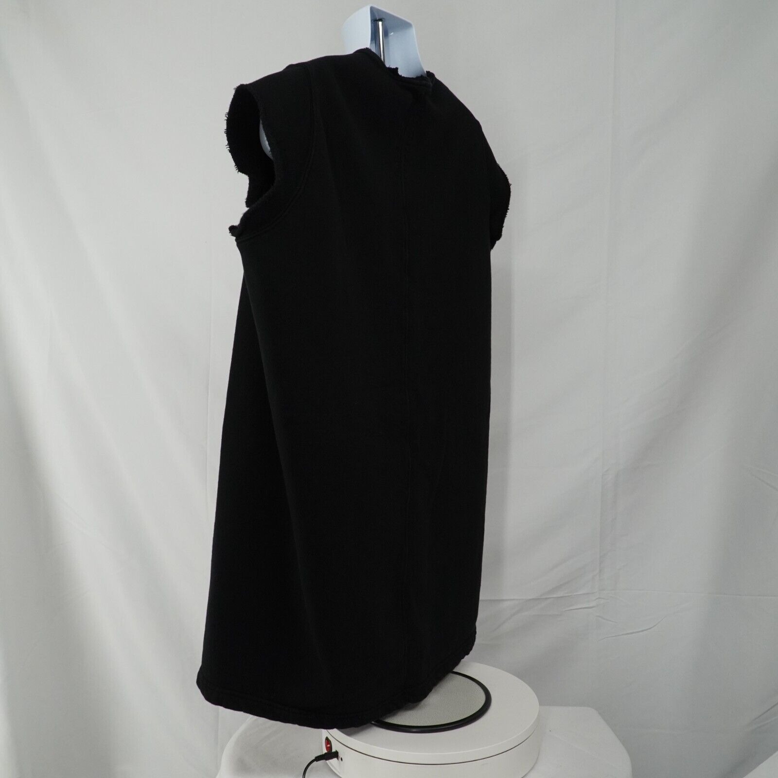 Jumbo Black Sleeveless Sweater Shirt Oversized SS16 Cyclops - 9