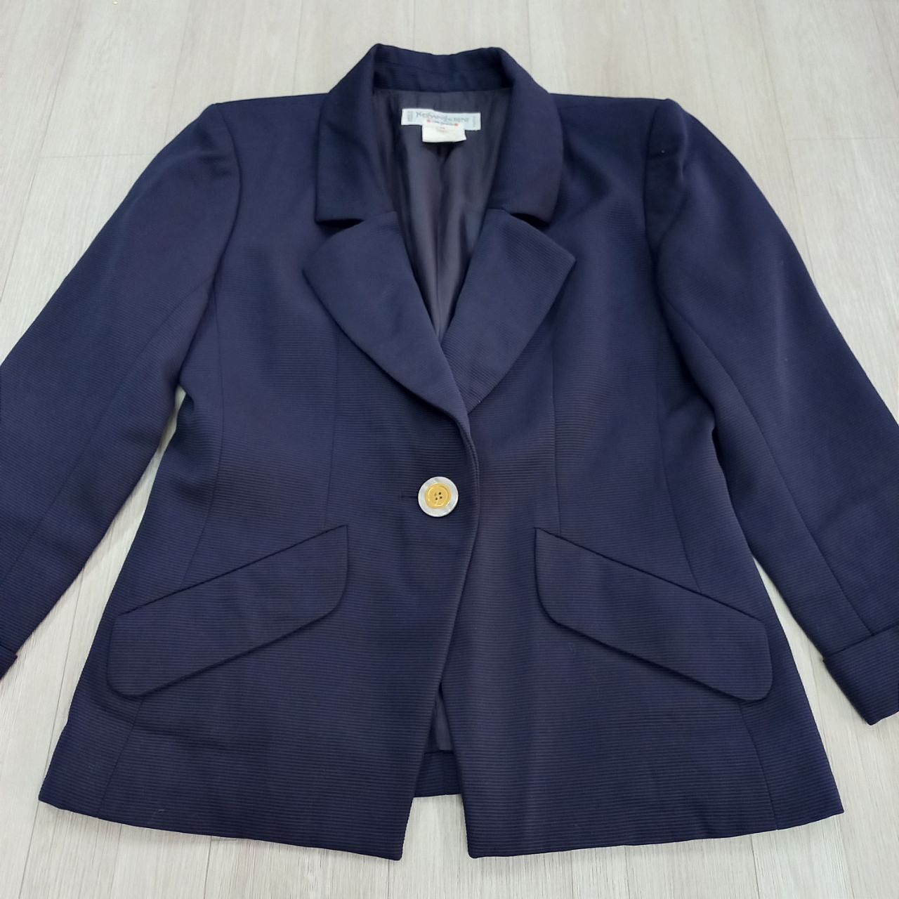 Vintage - Yves Saint Laurent Wool Single Button Blazer Jacket - 4