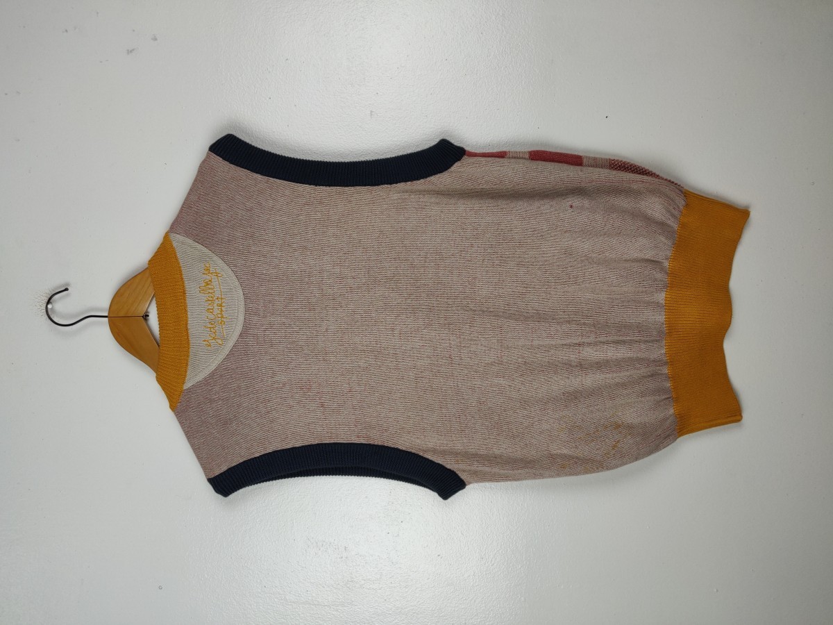 Jean Charles De Castelbajac - JCdC Sport Fullprint Overprint Golf Knit Vest Jacket - 9