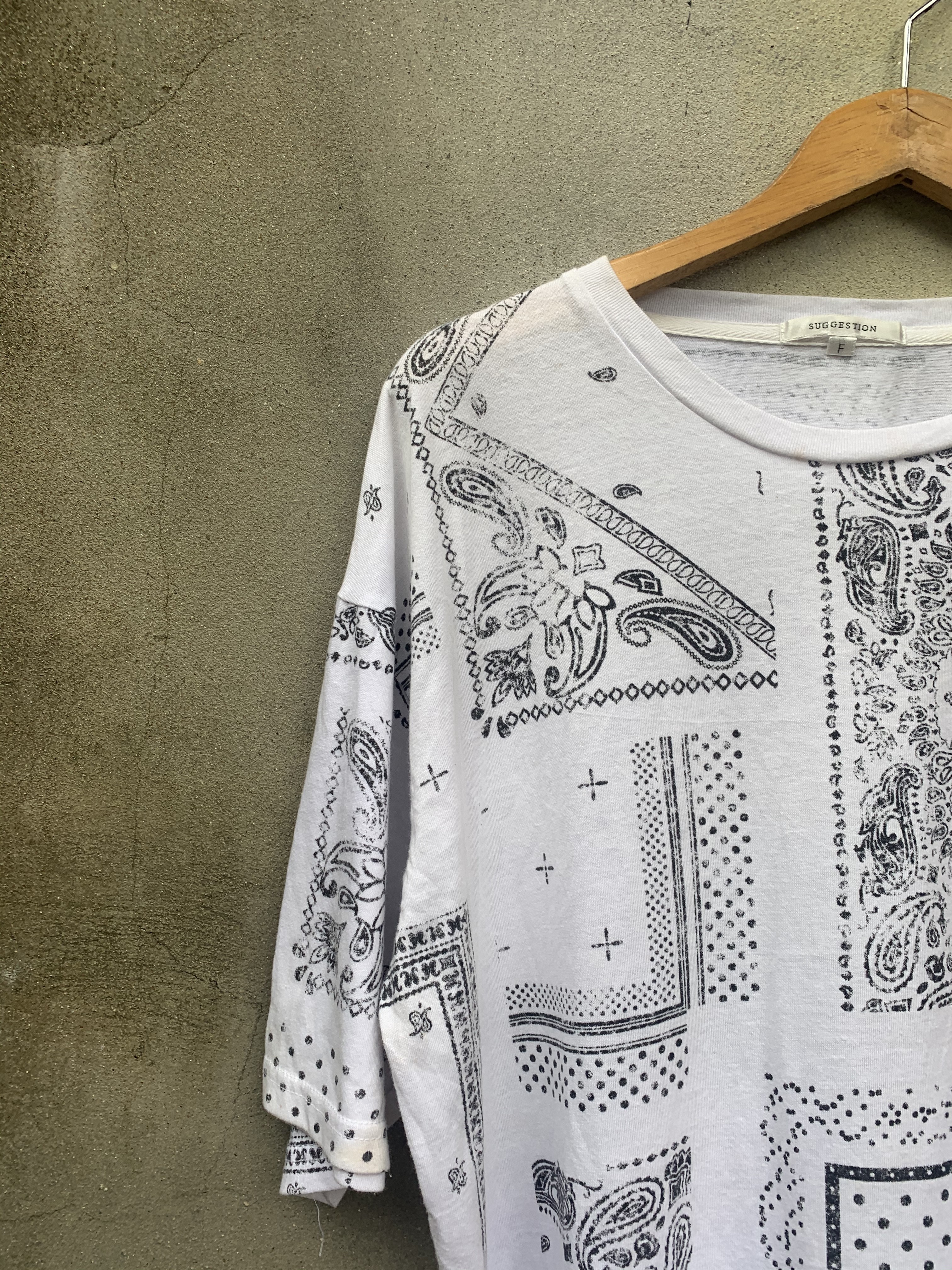 Japanese Brand - Suggestion Paisley Visvim Inspired Drop Shoulder T - 1