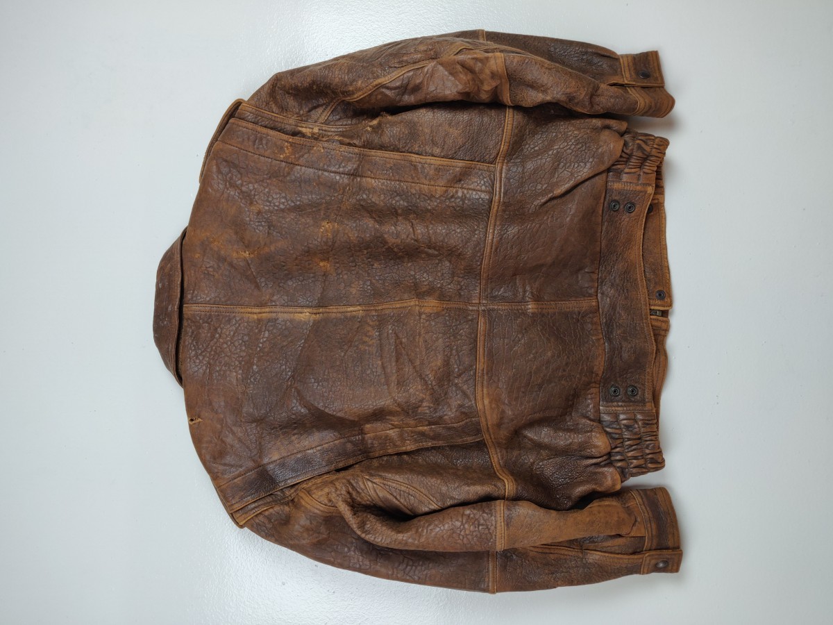Leather Jacket - Wind Armor Sheep Skin Leather Heavy Jacket Outerwear - 8