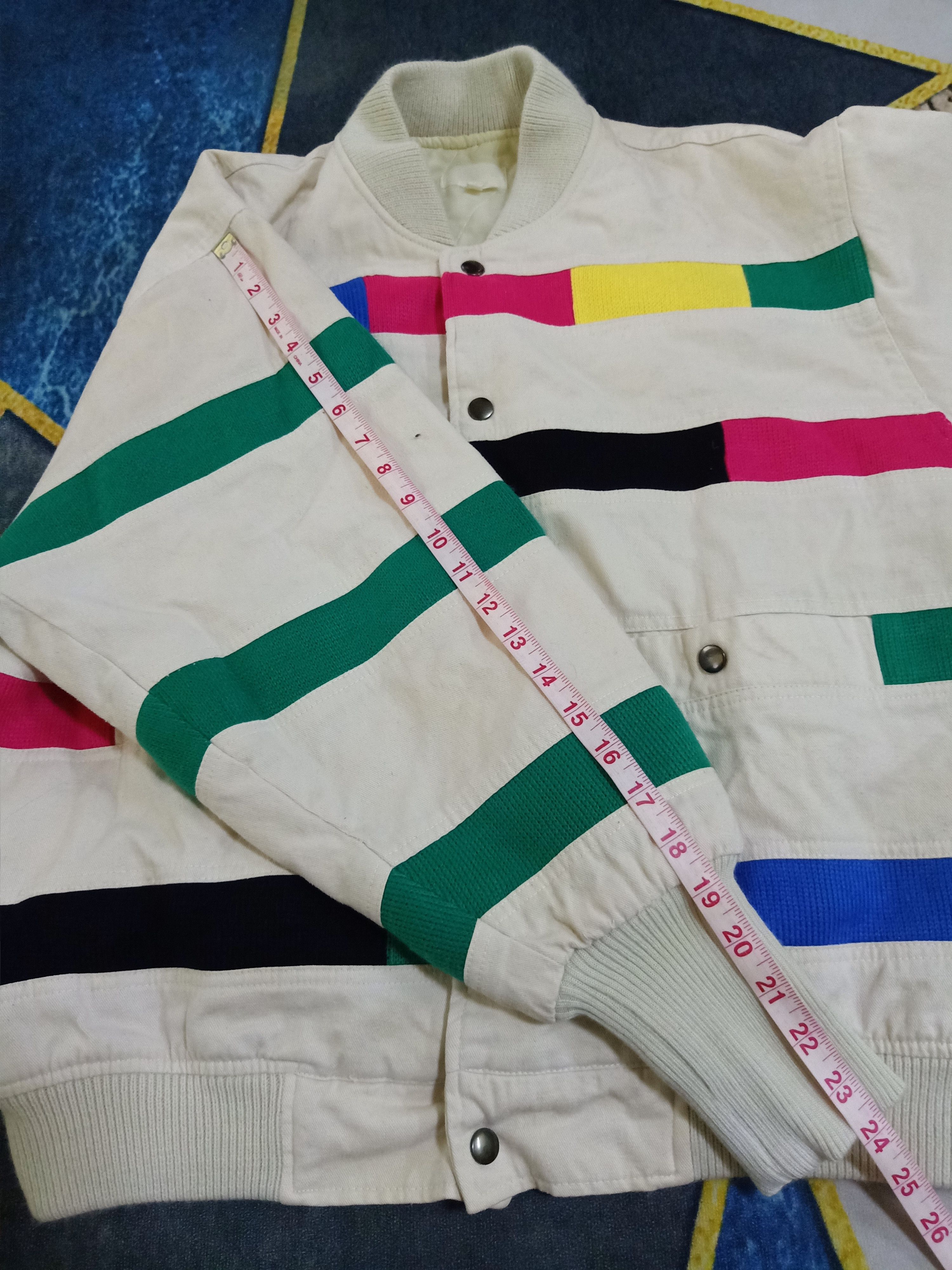 Rare Vtg Step Over Bomber multicolor Jacket - 6