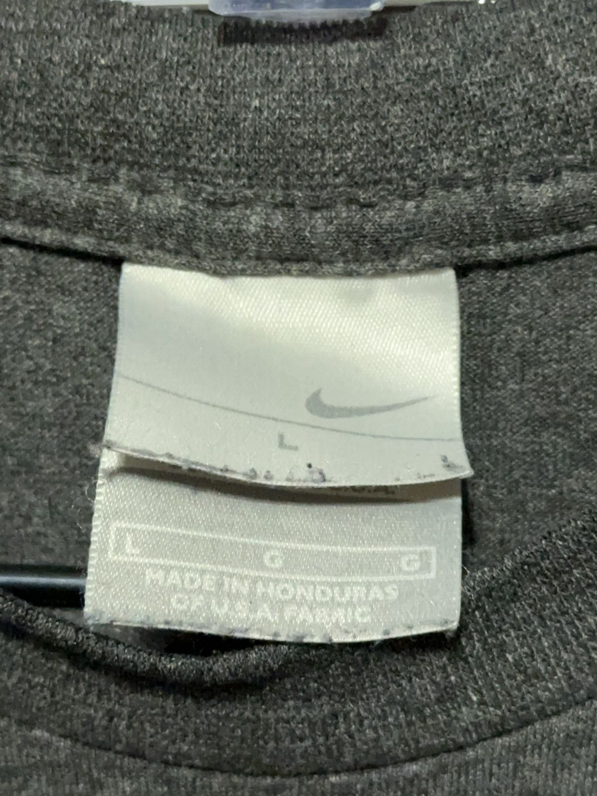 Vintage Nike Embroidered Swoosh Essential Logo Tee Large - 5