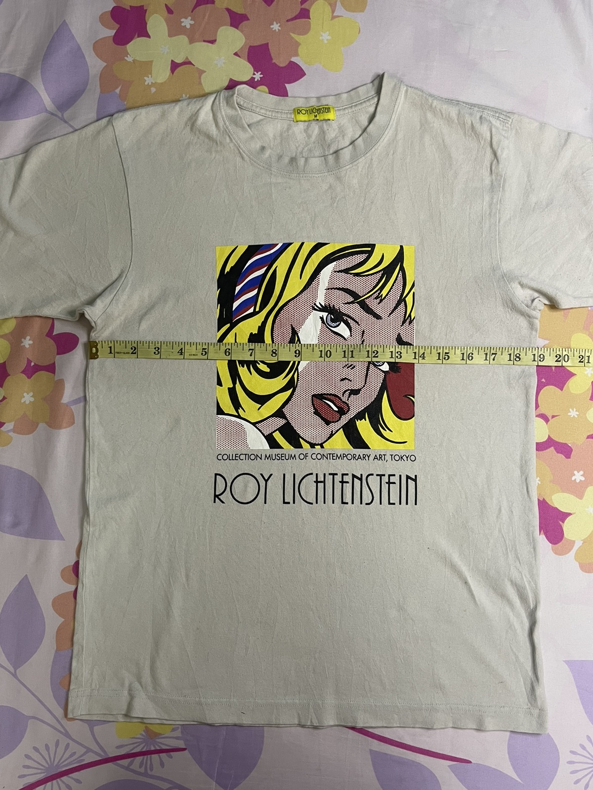 Vintage - Very Rare Roy Lichtenstein Girl Face Tshirt - 5