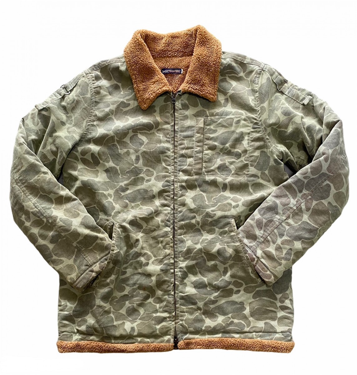 Camo - Kriff Mayer Camouflage Like Bape Sherpa Fleece Lined Jacket - 4