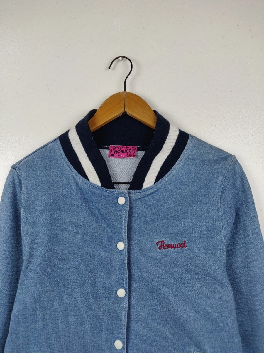 Fiorucci - Varsity Denim Jacket Snap Button Sweater - 3