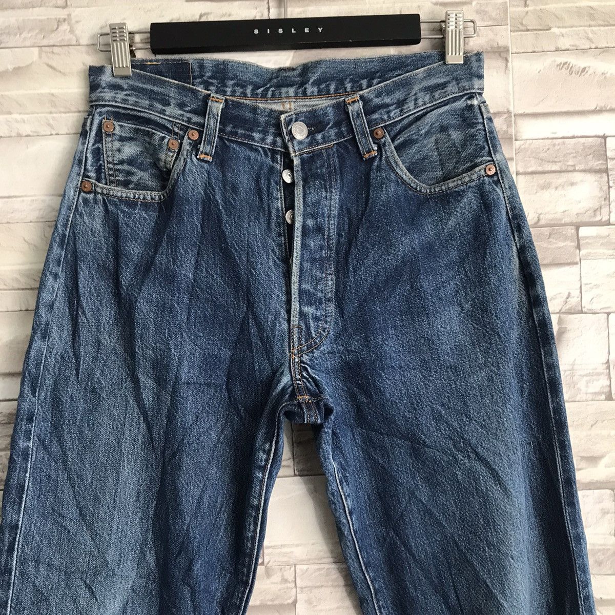 Vintage Levis 501xx Big E Selvedge Jeans Made USA - 3