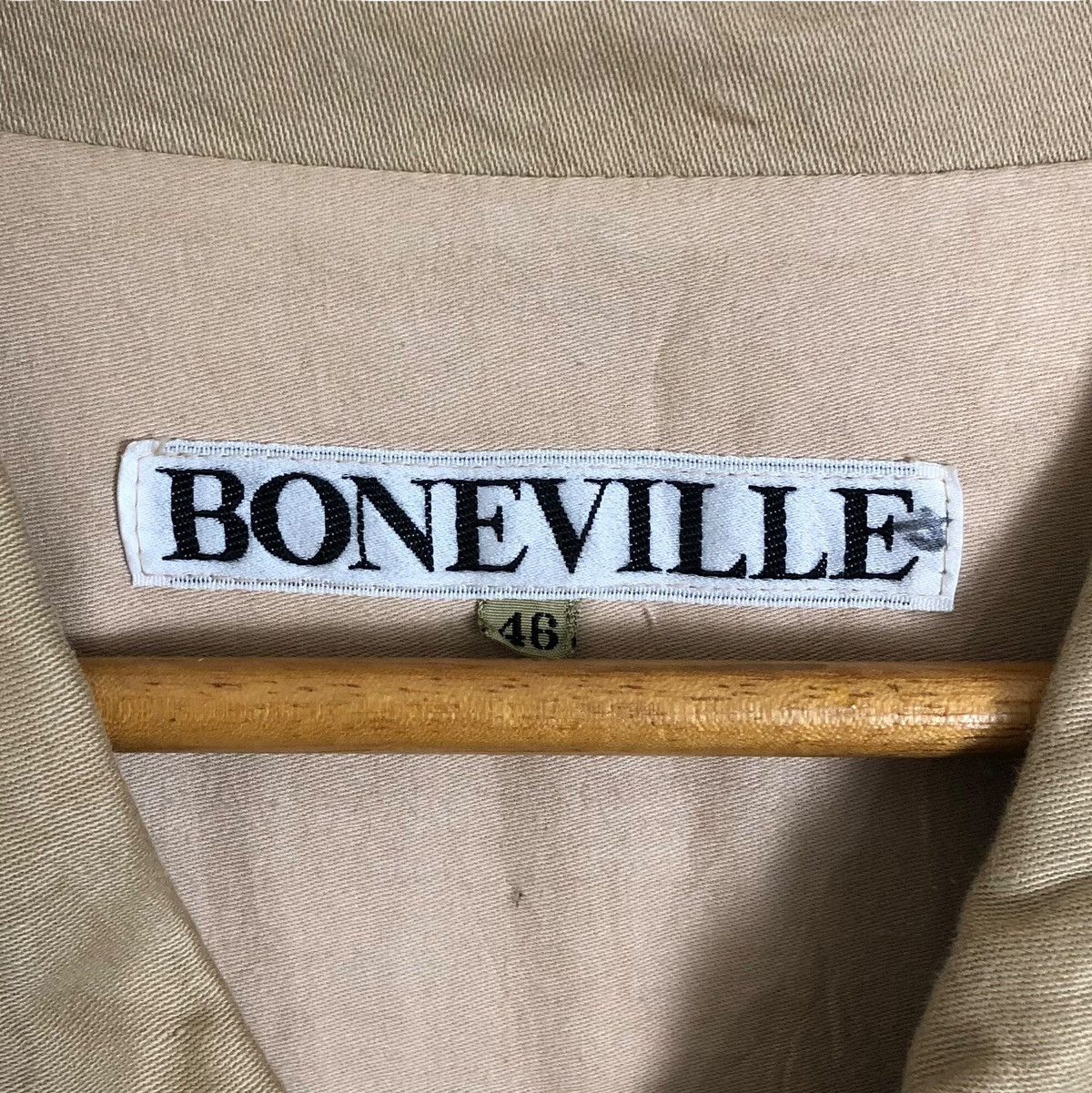 Vintage Boneville Navy Arctic Car Coat Trench Coat - 9