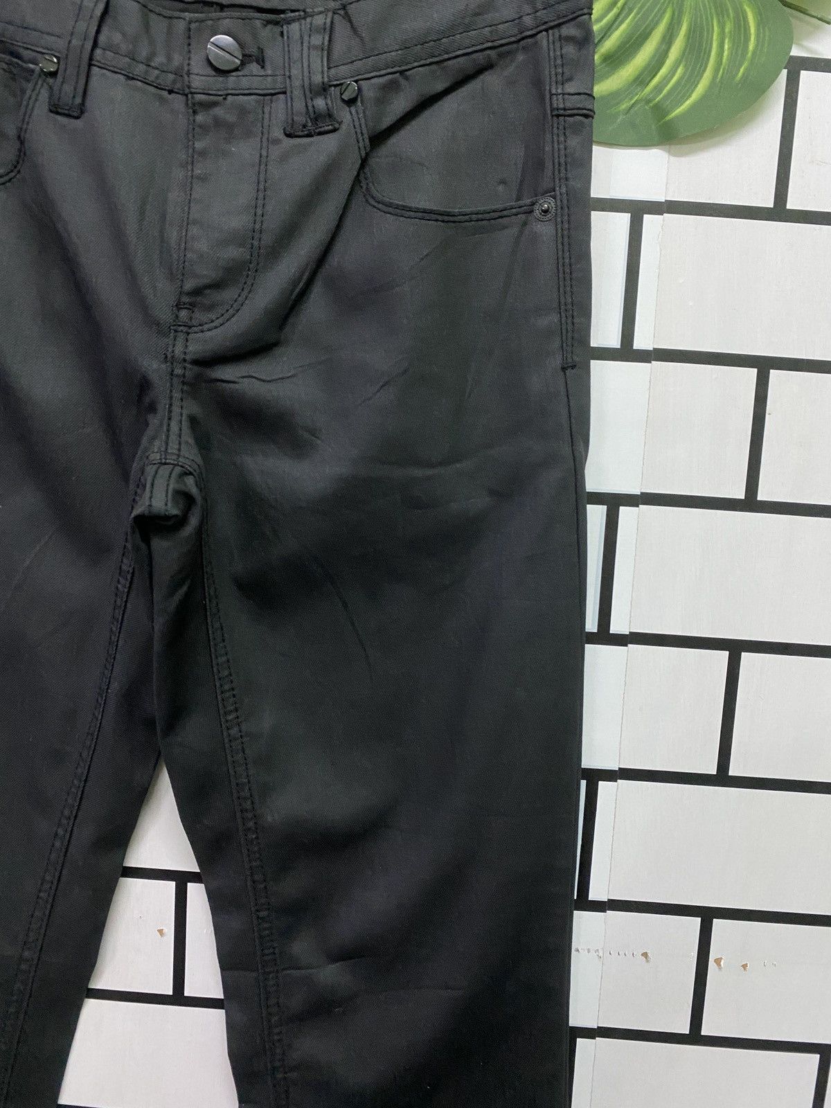 EMPYRE Black Waxed Pants - 7