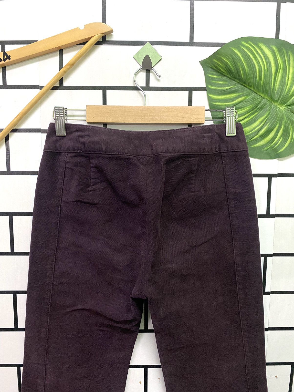 Japanese Brand - Flare MACPHEE Purple Bootcut No Pocket Pants - 10