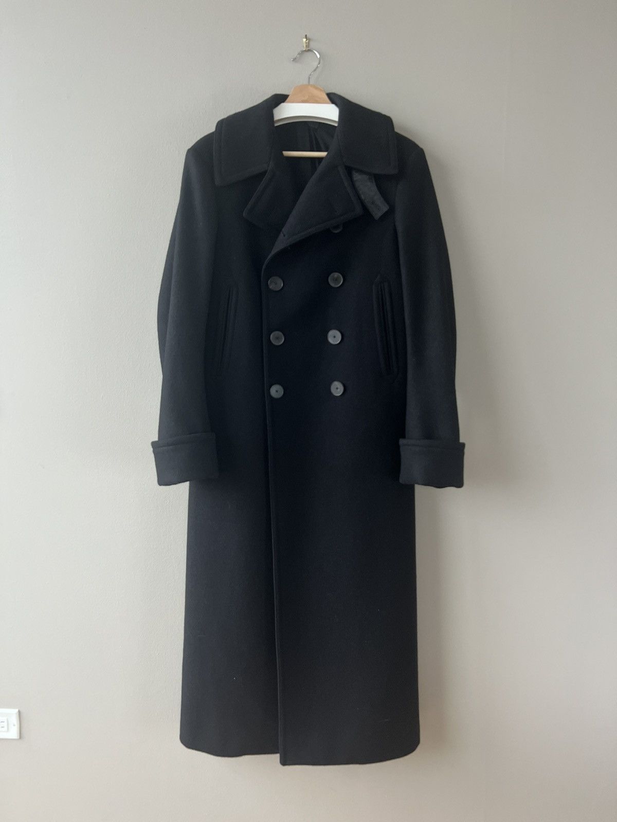 AW17 Black Officer’s Coat - 1