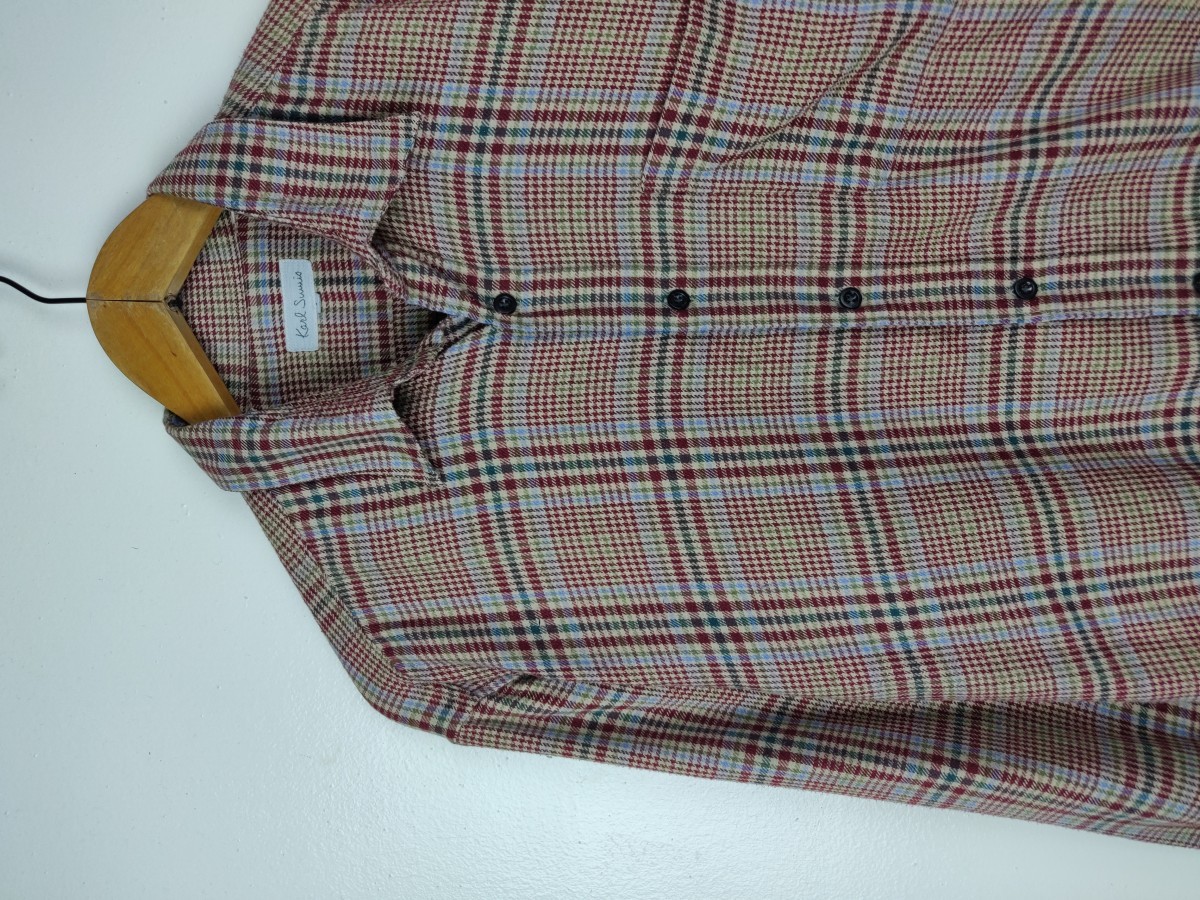 Japanese Brand -  Final Drop! Karl Sumis Checked Button Up Shirt - 3