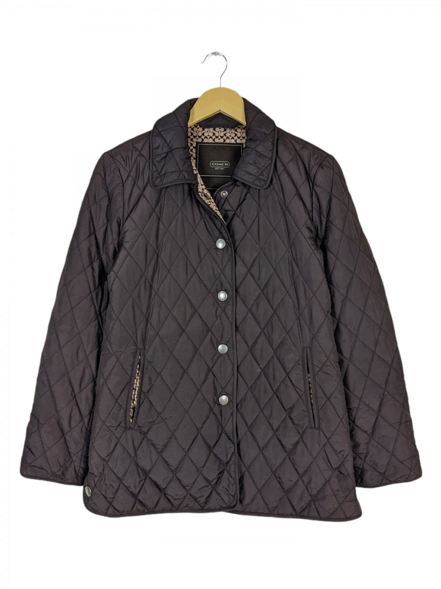 Coach - Monogram Quilted Jacket Featherlight Femme Coat - 2