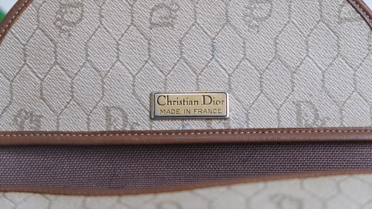 Authentic vintage Christian Dior honeycomb crossbody bag - 14