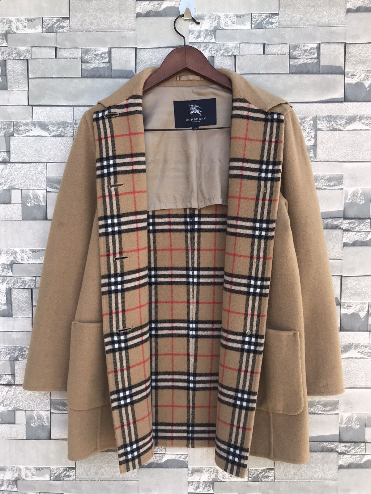 Burberry London Wool Nova Check Jacket - 10