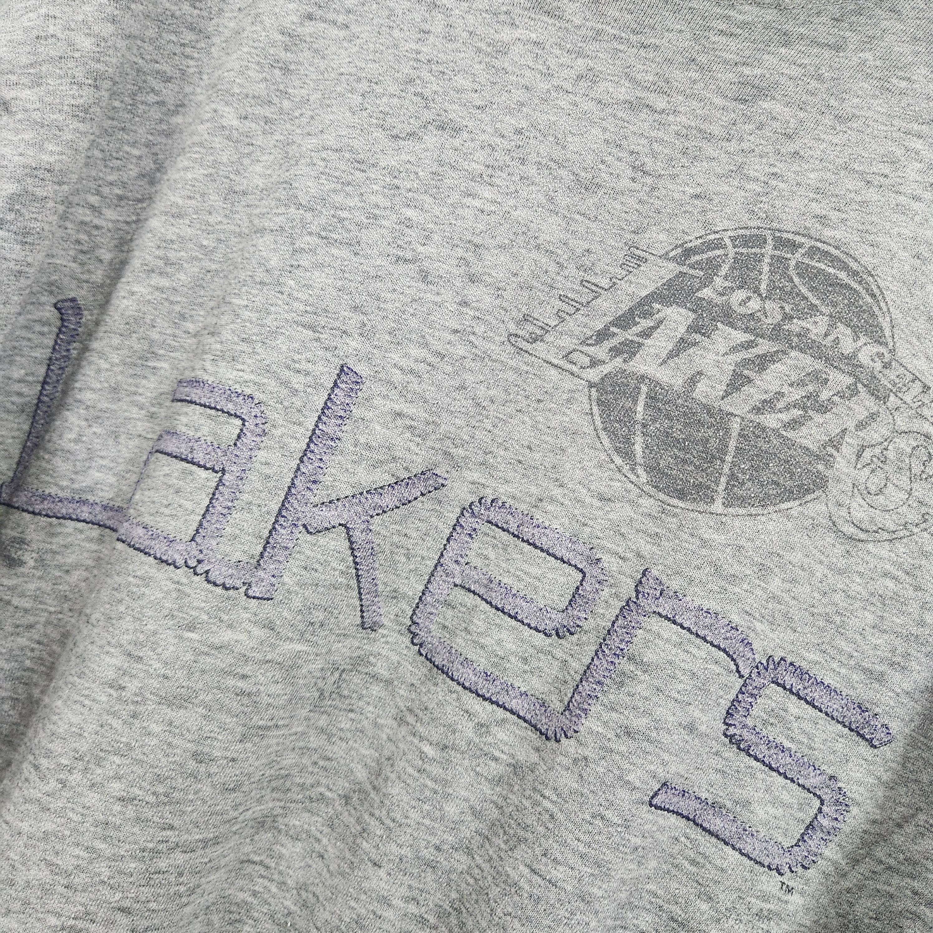 Vintage 1990s L.A. Lakers Distressed Sweater - 15
