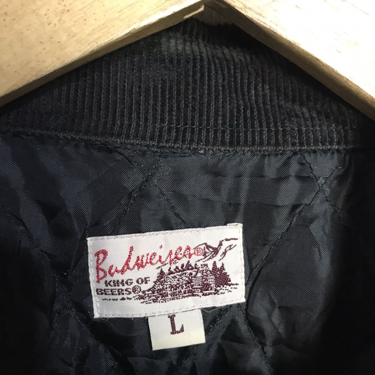 Vintage Budweiser zipper wool jacket - 3