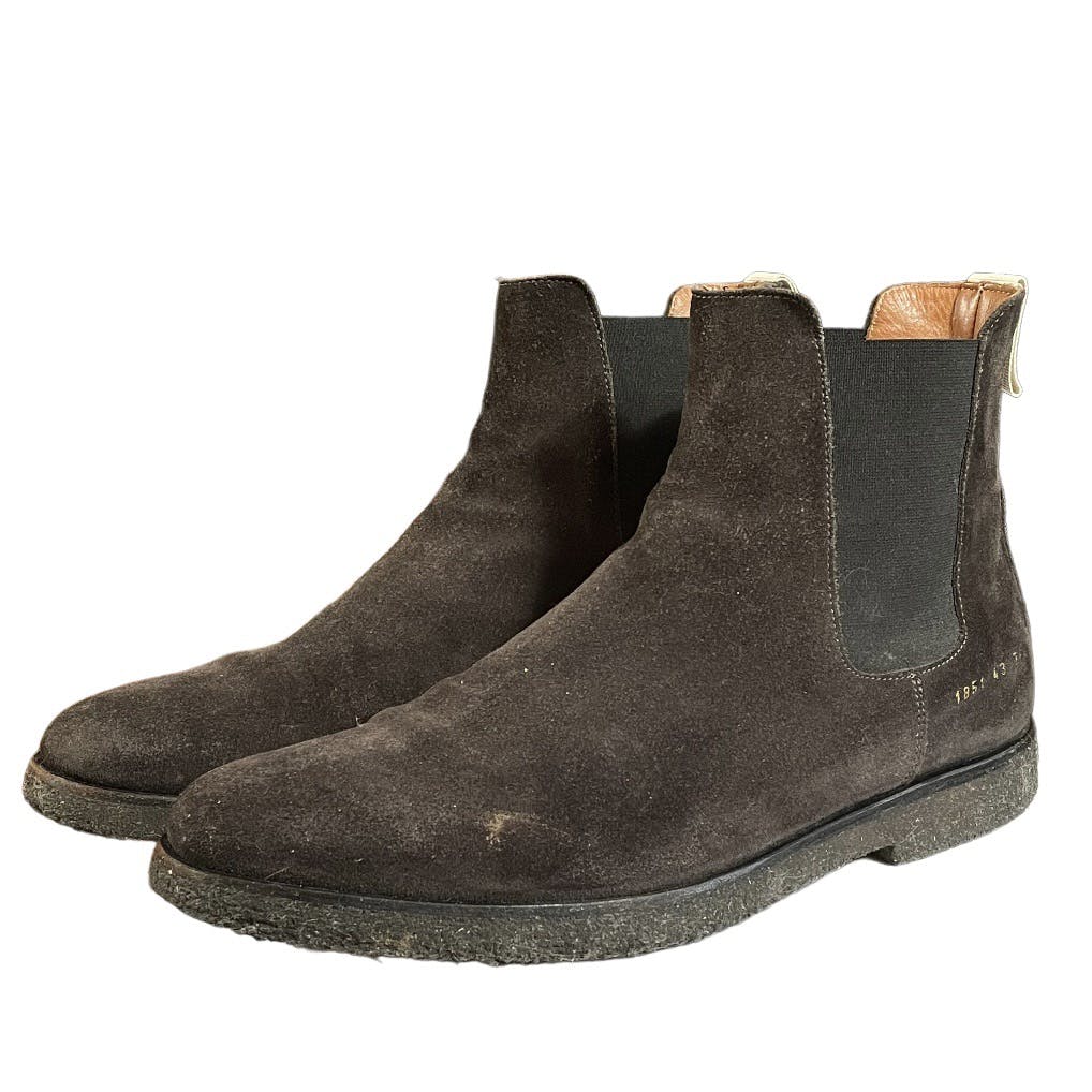 Suede Ankle Chelsea Boots - 4