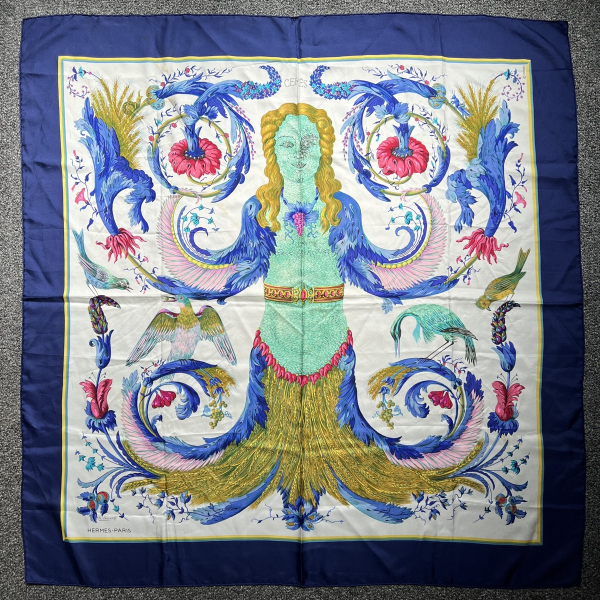 Hermes Ceres by Francoise Faconnet Silk Scarf - 1