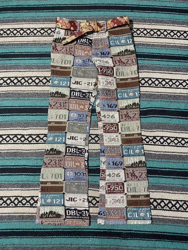 2000s Algonquins - Vintage Cotton Flared Pants - 1