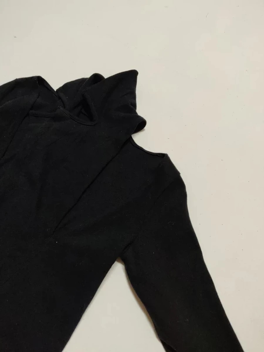 Limi Feu - Off-Shoulder Cardigan Coat Long Jacket - 7