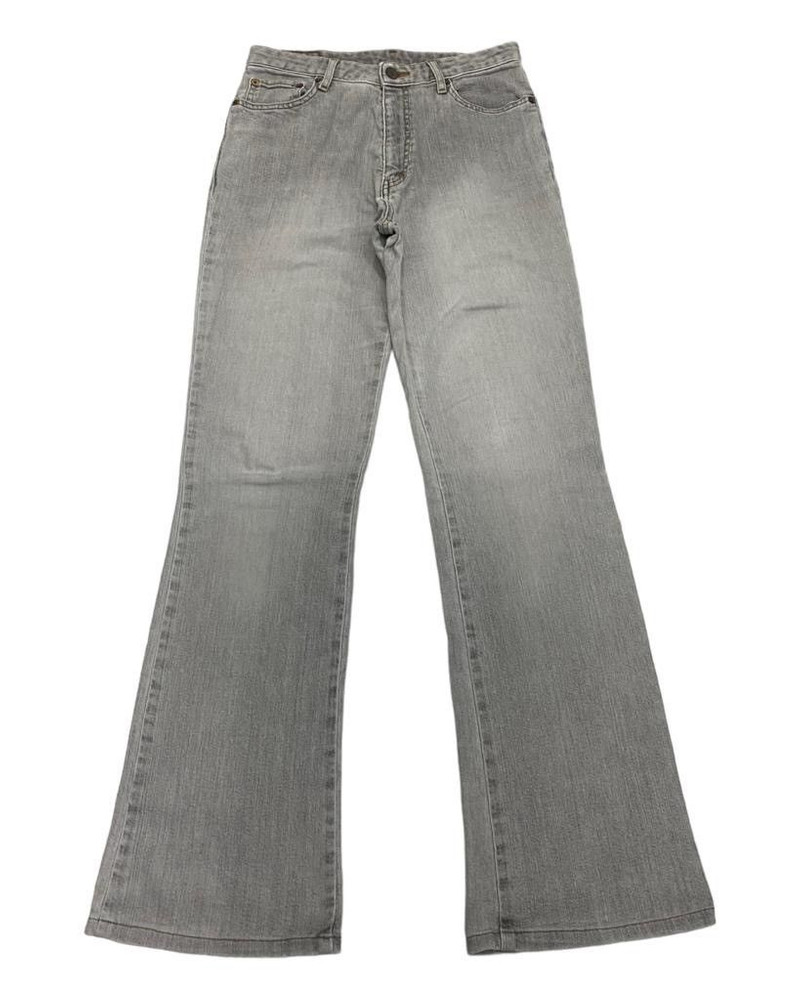 FLARE💥GREY WASHED BOOTCUT FLARED DENIM PANTS BY BOBSON - 1