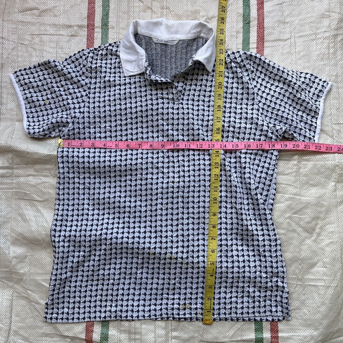 Vintage Monogram Courreges Polo Shirts Made In Japan - 6