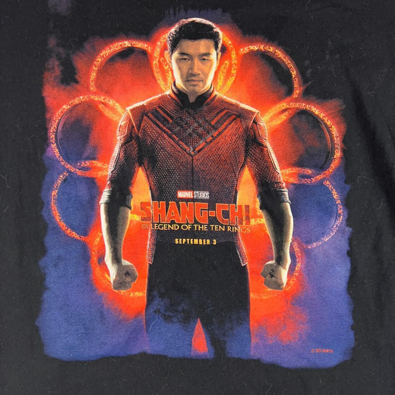 Marvel Shang-Chi Large sized black shirt. movie Promo  - 1