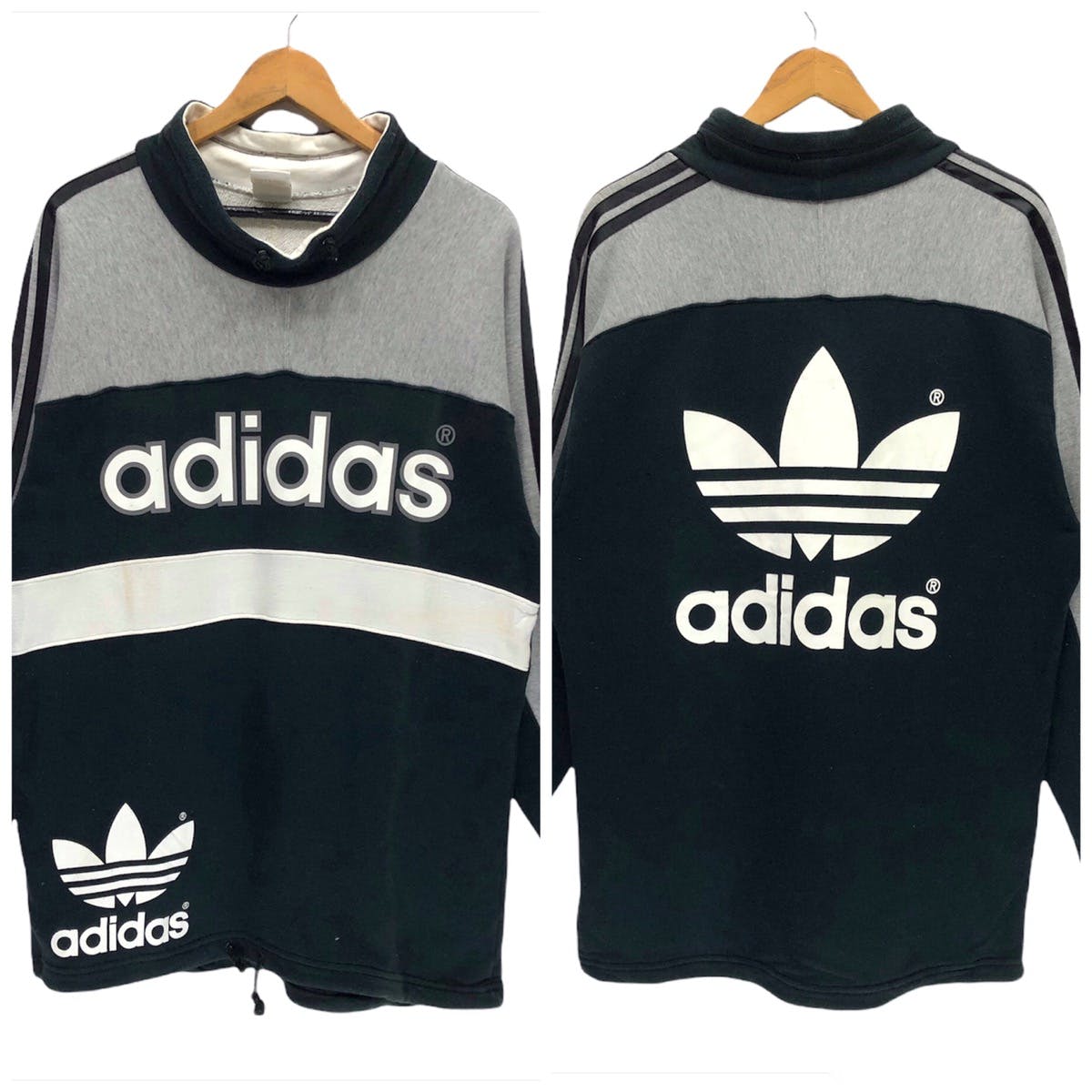 Adidas three foil fashion hoodie