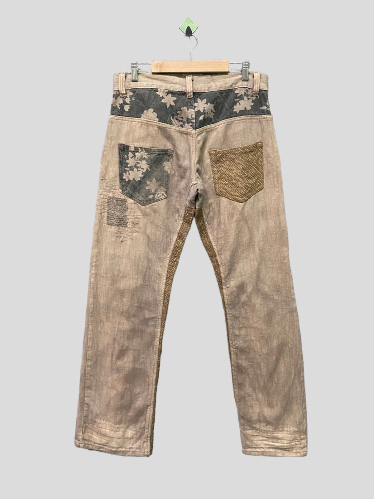 Vintage - Japanese brand Hybrid Sackcloth Distressed Pants - 2